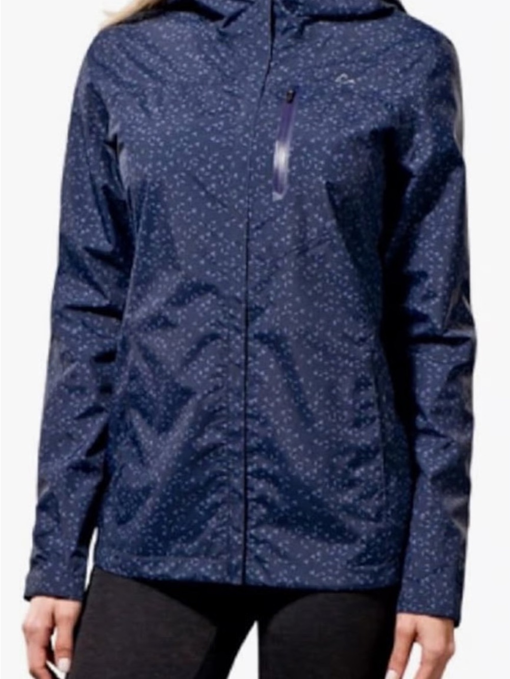 Paradox Navy Hooded Rain Jacket S